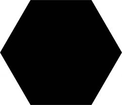 płytka heksagonalna czarna heksagon czarny