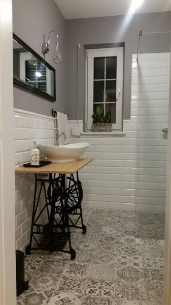 Biselado Blanco 10x20 - biała cegiełka na ścianę do kuchni, łazienki |  Carrea